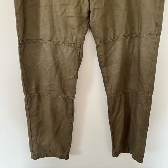 Devoted Olive Green Cargo Style Straight Leg Pants - Picture 6 of 6